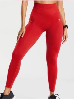 Gymshark Sweat Seamless Sculpt Leggings - Salsa Red